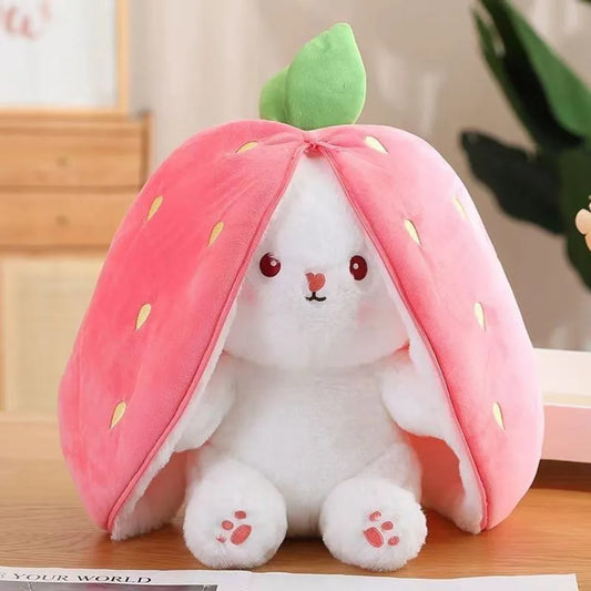 Kawaii Fruit Transfigured Bunny Plush Toy 25-45cm