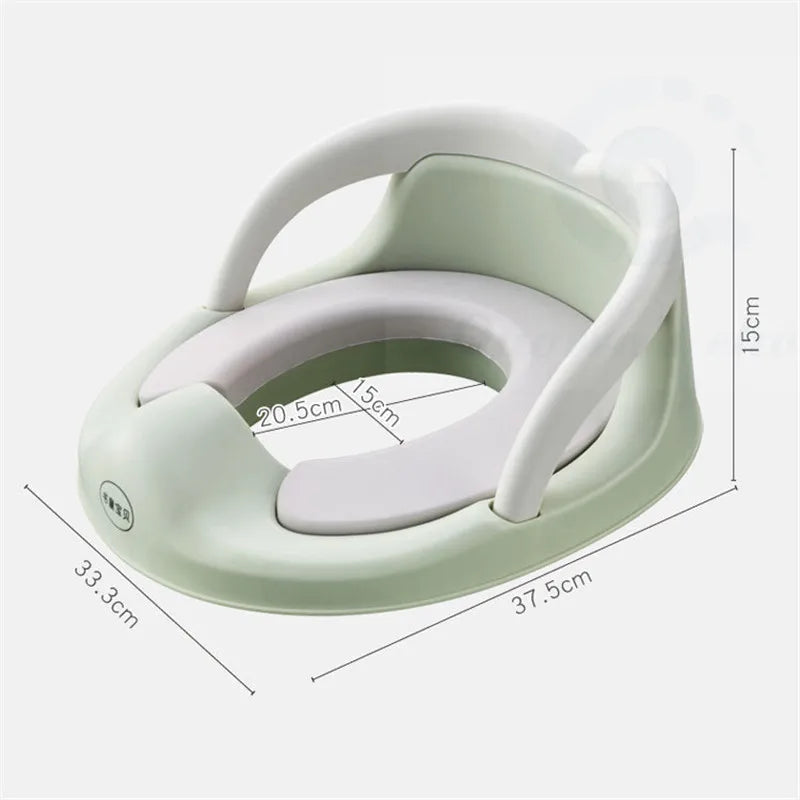 Comfort Cushion Potty Training Seat - Eco-Friendly with Backrest & Handles