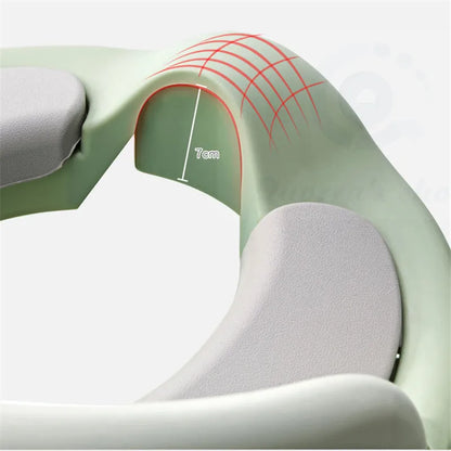Comfort Cushion Potty Training Seat - Eco-Friendly with Backrest & Handles