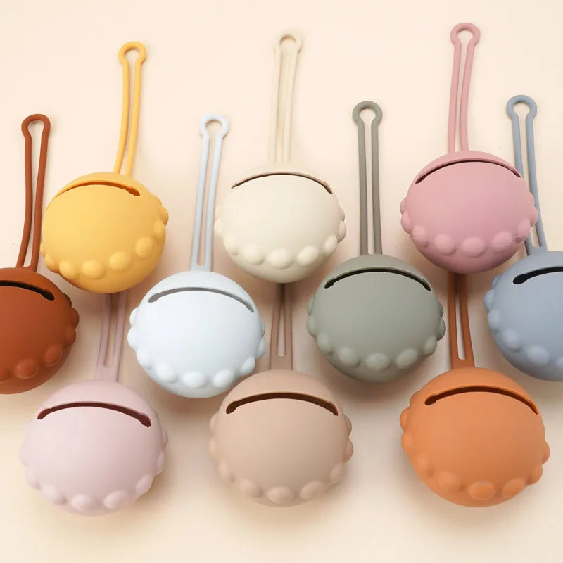 Non-Toxic Silicone Pacifier Holder - New Design Soother Box