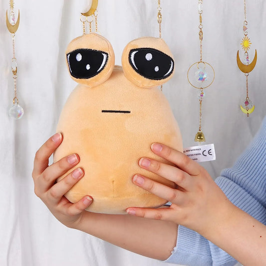 Pou Plush Cartoon Alien Toy - 22cm Kawaii Stuffed Animal Doll for Fans