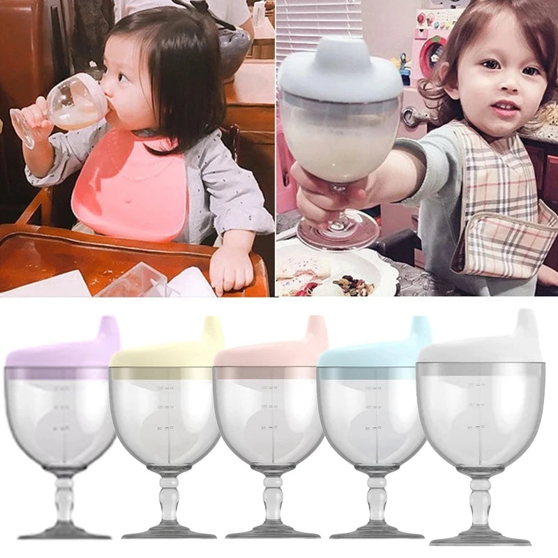 Baby Feeding Drinkware Cup - 150ml Newborn Learning Bottle, Silicone Toddler Water Bottle