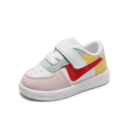 Unisex Baby Sports Sneakers - Soft Leather Flats for All Seasons