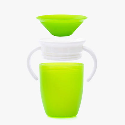 360 Degree Rotating Baby Learning Drinking Cup - Double Handle, Leakproof Water Cup for Infants