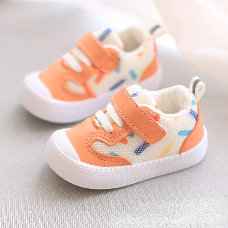 First Baby Walking Shoes - Soft Sole Casual Mesh Sneakers