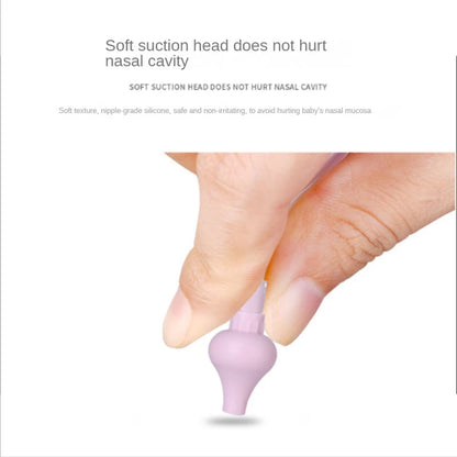 Gentle Silicone Baby Nasal Aspirator - Safe Suction for Infants