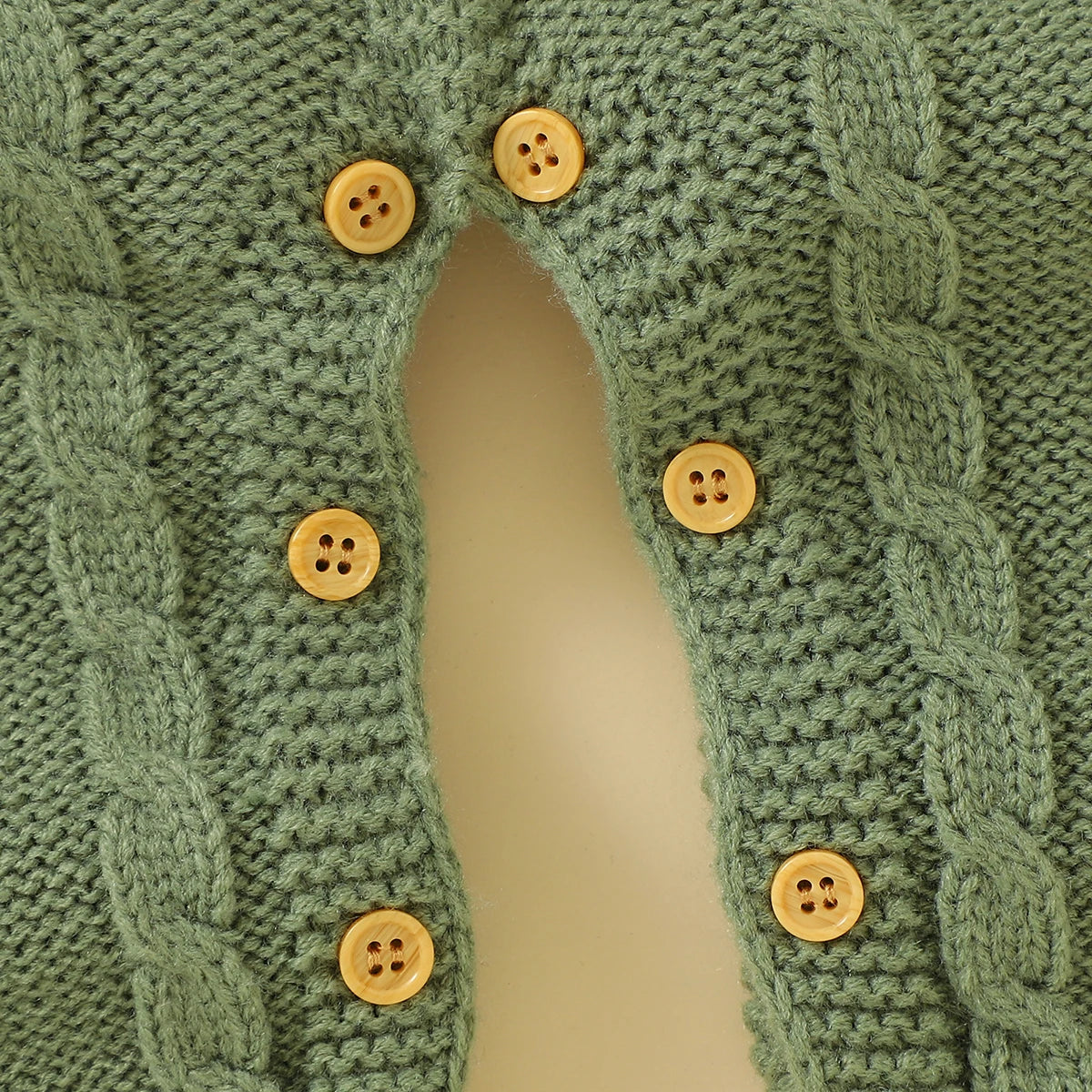 Cozy Knit Baby Bodysuit & Hat Set - Unisex Rompers
