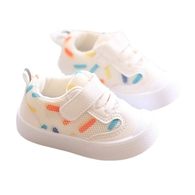 First Baby Walking Shoes - Soft Sole Casual Mesh Sneakers