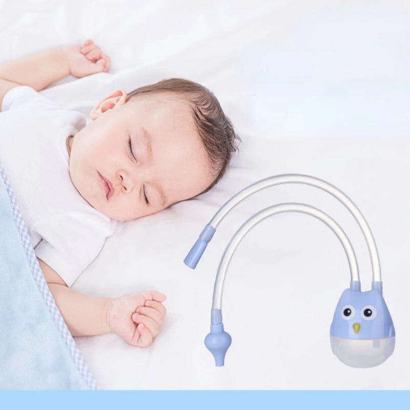 Gentle Silicone Baby Nasal Aspirator - Safe Suction for Infants
