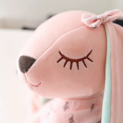 Kawaii Long Ear Rabbit Plush Toy 35CM - Soft Sleep Comfort Doll for Kids