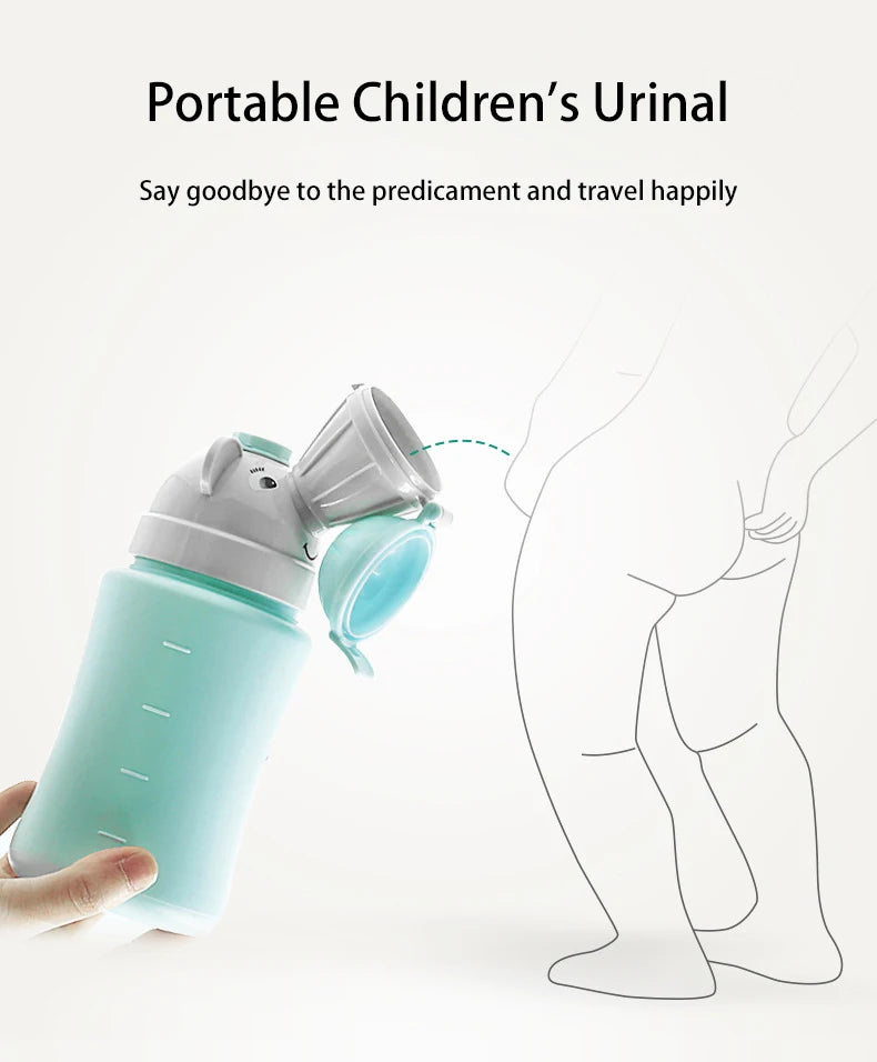 Leak-Proof Portable Baby Potty - Ideal for Travel & Outdoor Use