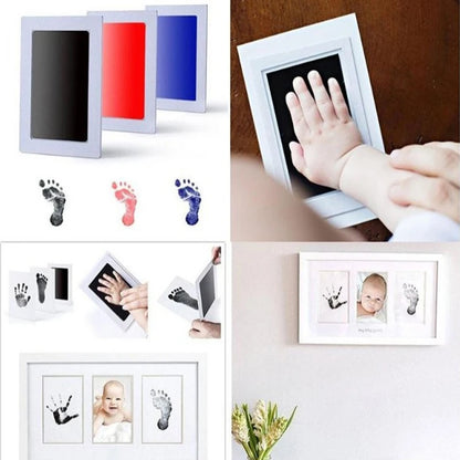 Safe & Easy Newborn Hand & Footprint DIY Kit with Photo Frame