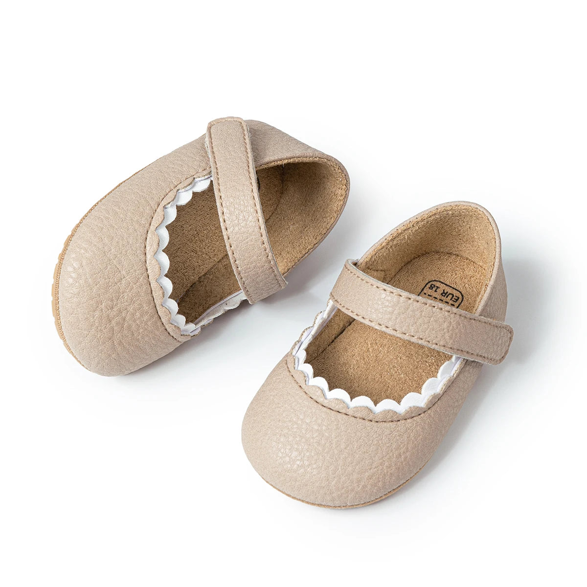 Princess Toddler Shoes - Soft Soled Non-Slip for First Walkers 0-18M