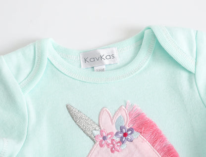 3-Pack Unisex Cotton Bodysuits - Comfy Newborn to Toddler Wear