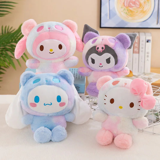 Sanrio Characters Plush Pillow Toys - Hello Kitty, My Melody, Kuromi, Cinnamoroll Collection